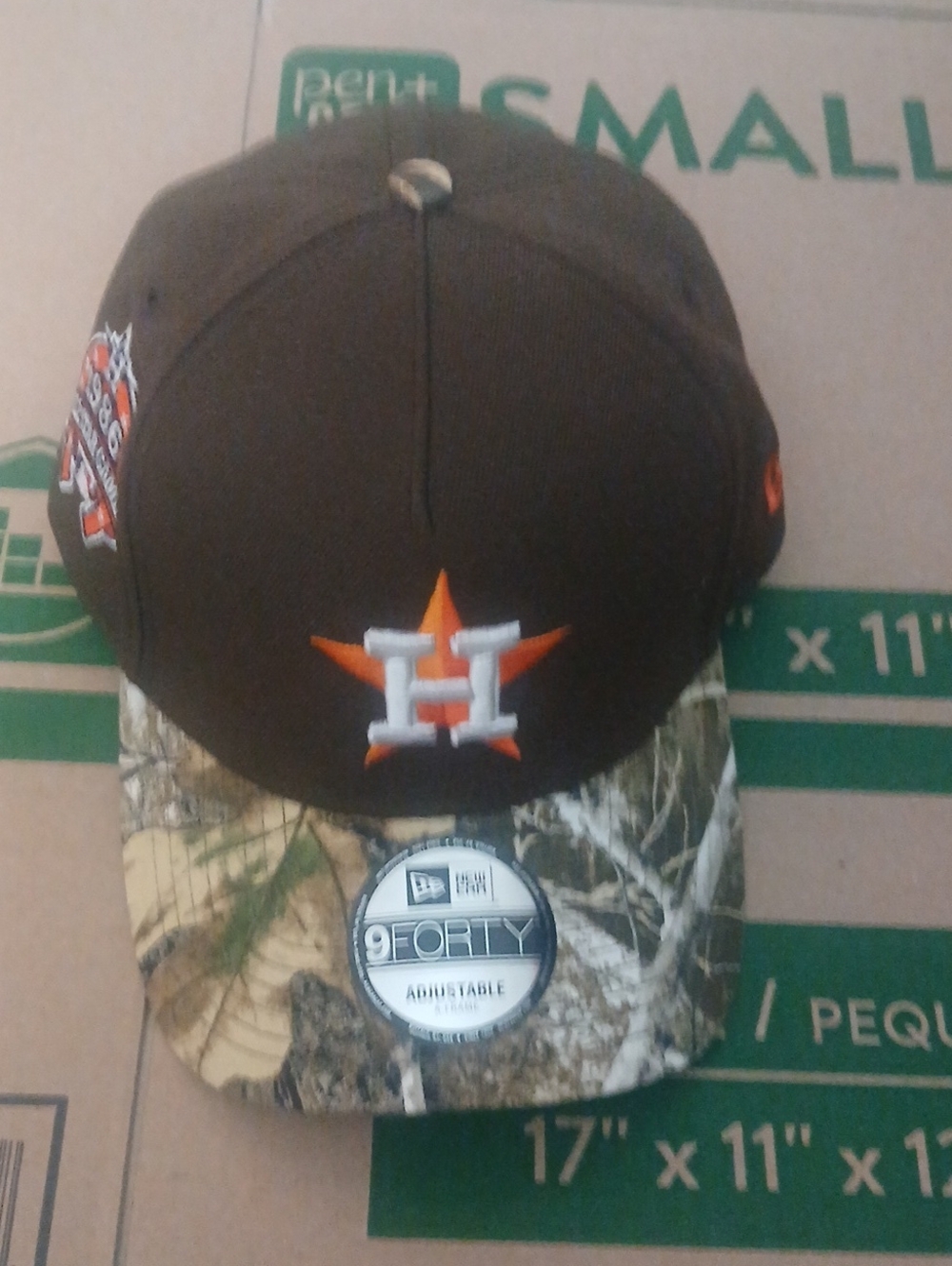 New Era Houston Astros Camo Adjustable Cap